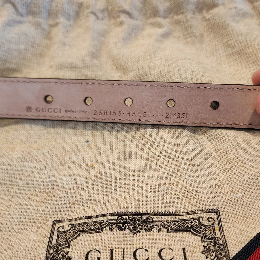 Gucci Web belt